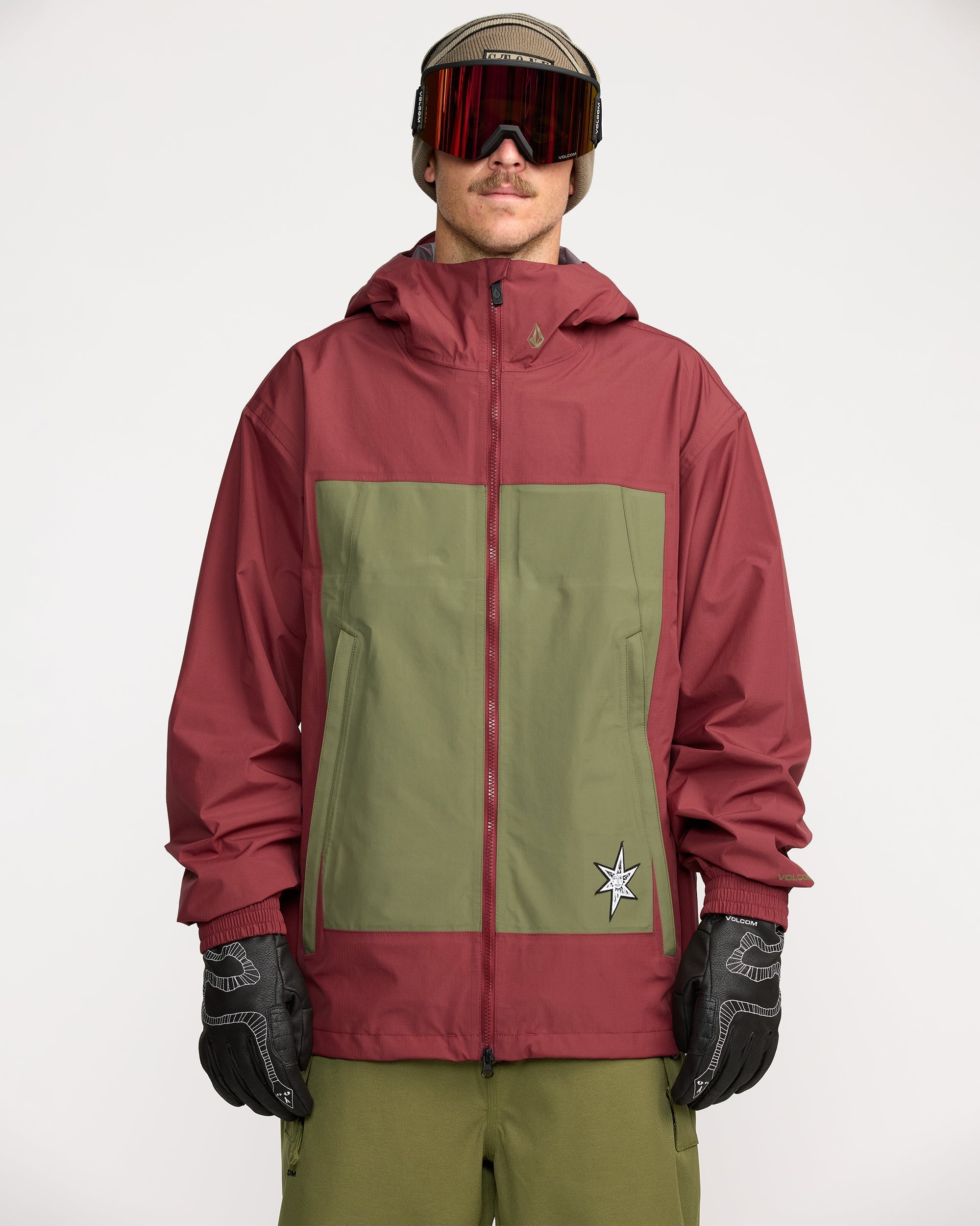 Arthur 3L Jacket - Burnt Red - Men - Volcom UK – Volcom United Kingdom Arthur 3L Jacket - Burnt Red - Men - Volcom UK – Volcom United Kingdom