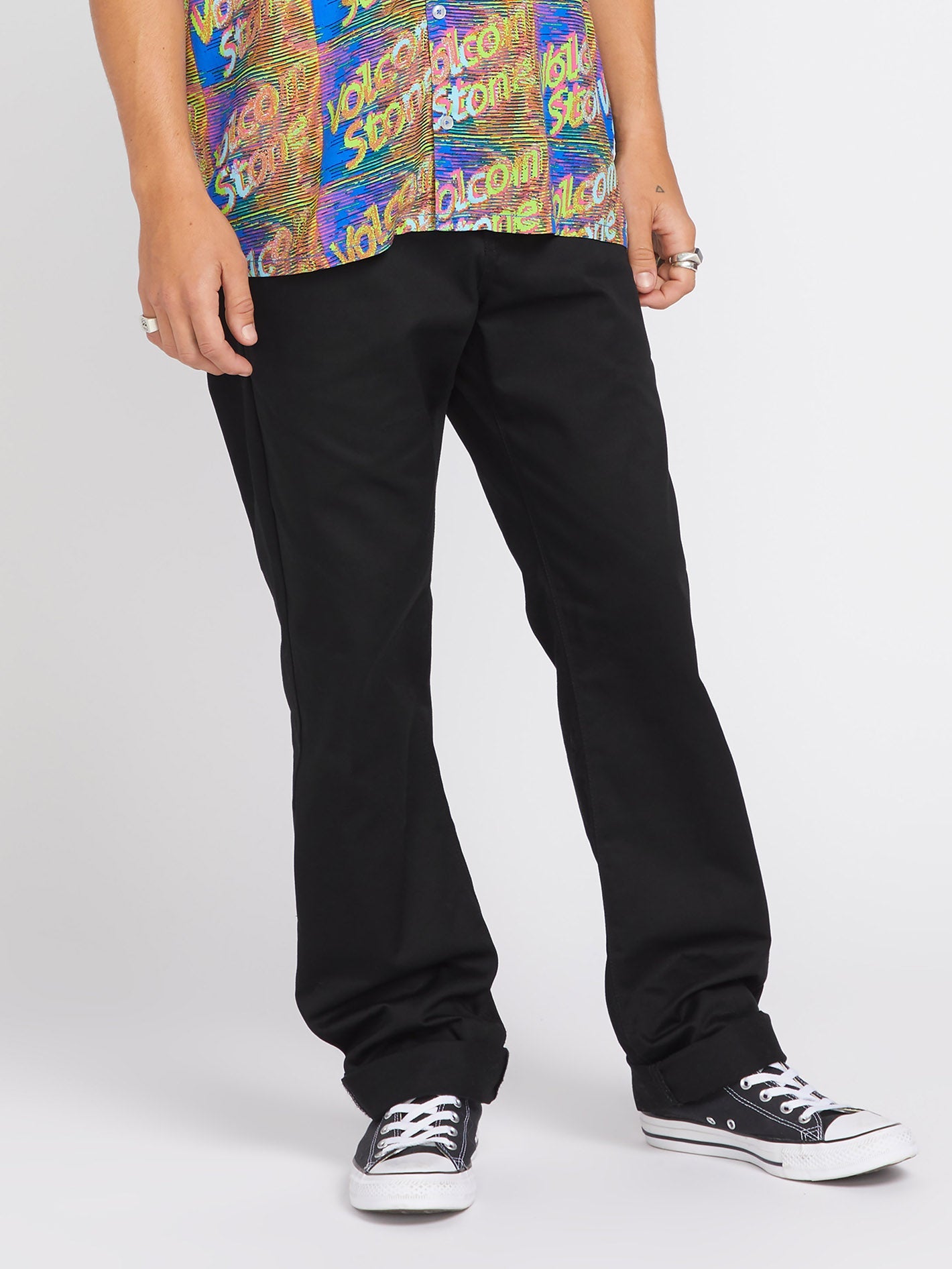 Frickin Skate Chino Trousers - Black - Men - Volcom UK – Volcom