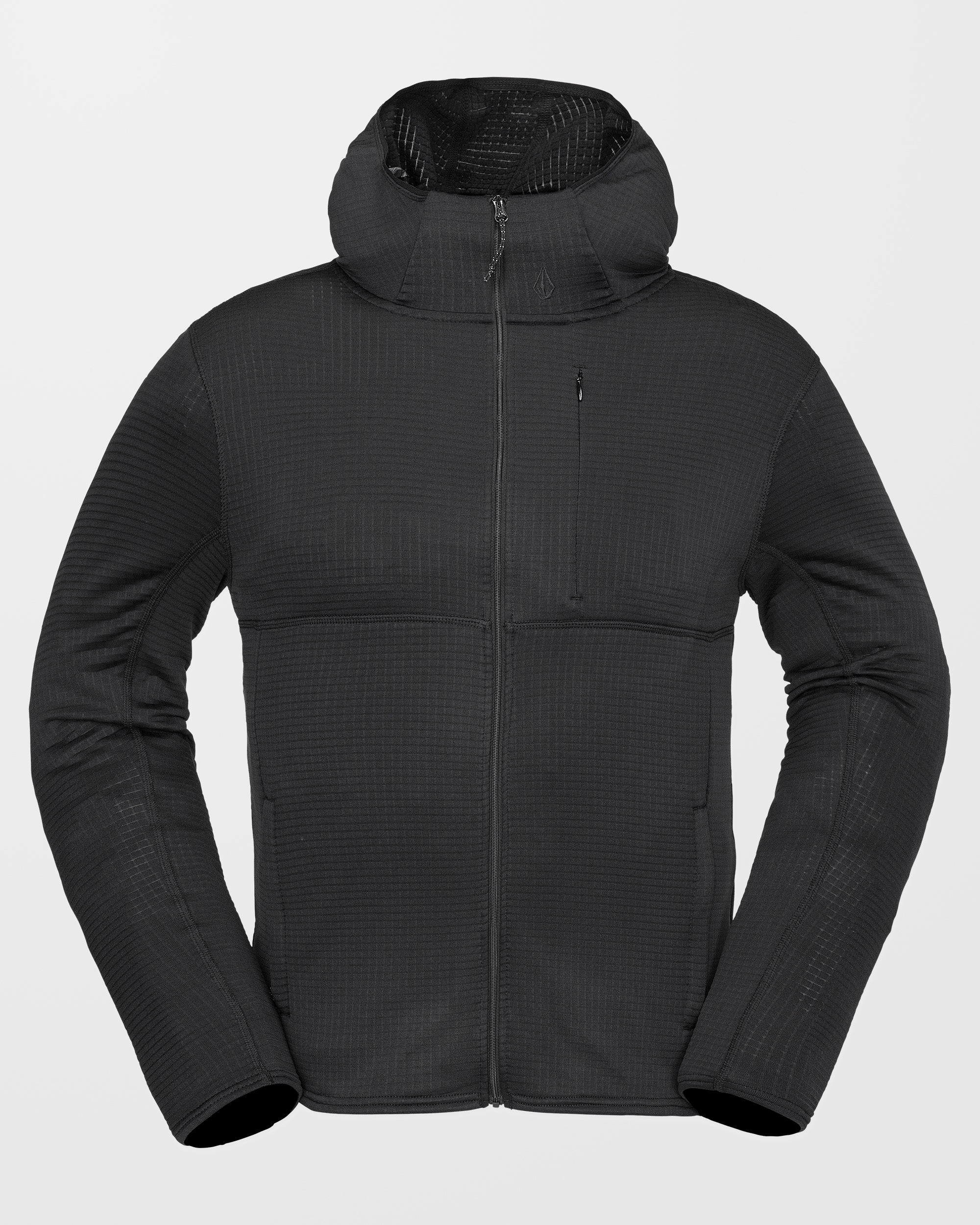 Gridlock Full Zip Hoodie - Black - Men - Volcom UK - 2 Years