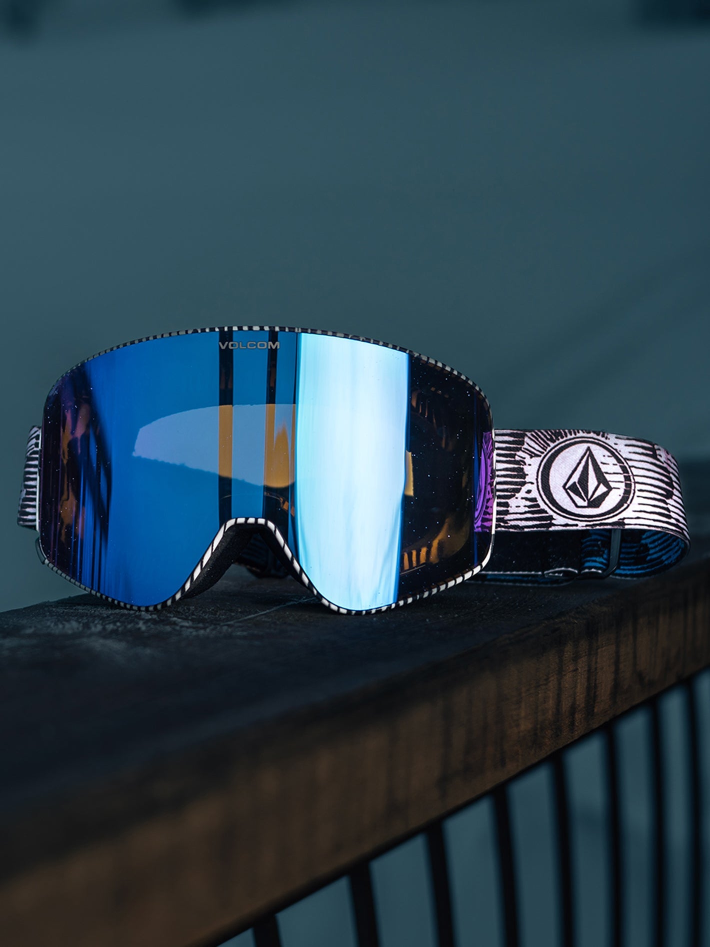 スキー・スノーボードアクセサリー VOLCOM Odyssey Jamie Lynn + Blue Chrome Odyssey Jamie Lynn Goggle (+ Bonus Lens - Yellow) - BLUE CHROME