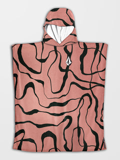 Hooded Changing Towel - SALMON