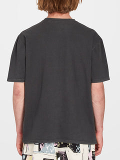Solid Stone T-shirt - BLACK (A5212317_BLK) [B]
