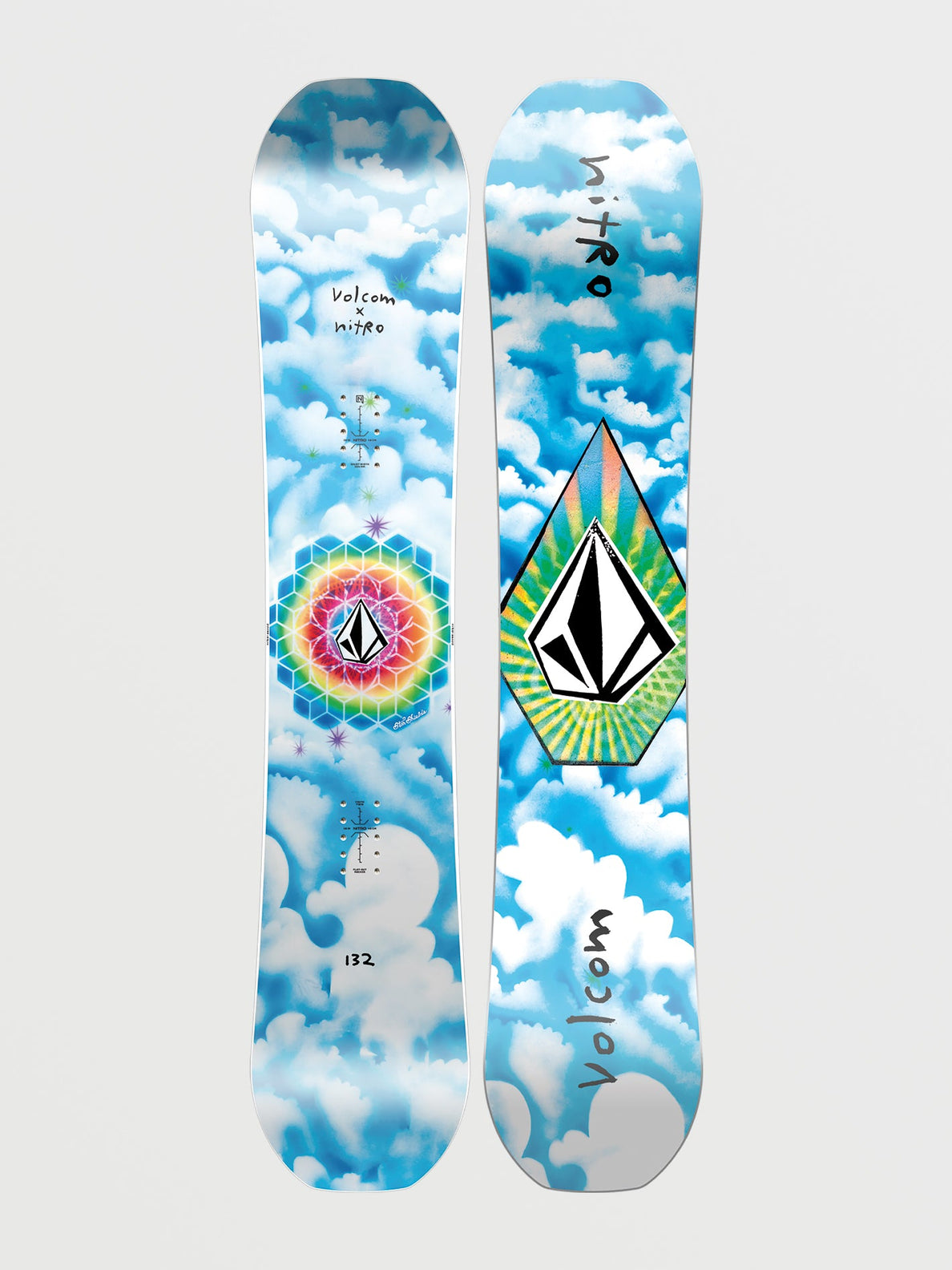 Ripper Youth X Volcom Snowboard (132 cm) - BLACK (J6751223M_BLK) [F]