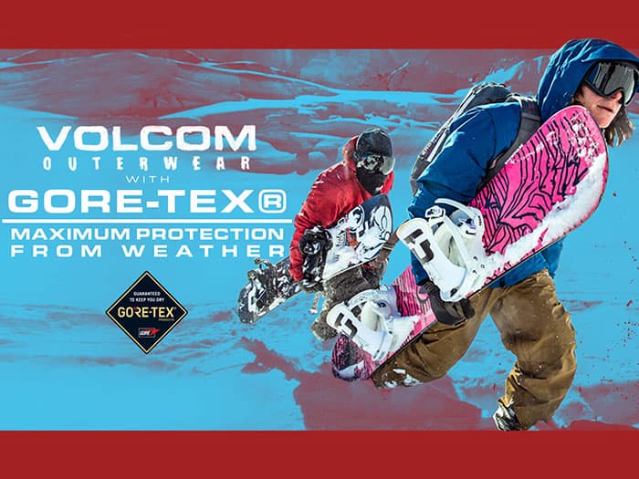Volcom Outerwear with Gore-Tex Provides Maximum Protection from Weather
