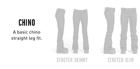 Womens Snow Pants Chino Fit