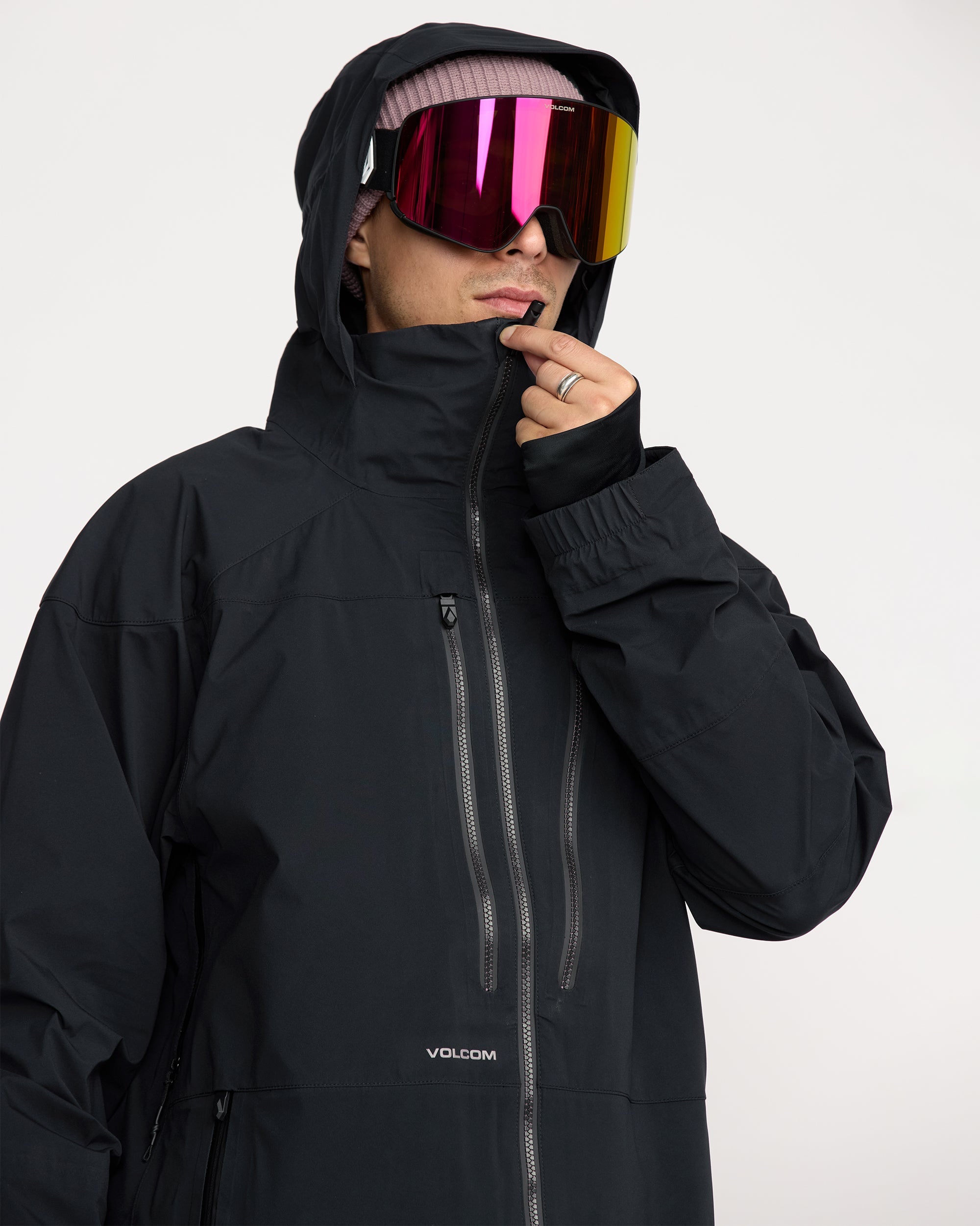 VOLCOM GUCH STRETCH GORE JKT ブラック スノーボード ウェア ジャケット ゴアテックス ユニセックス