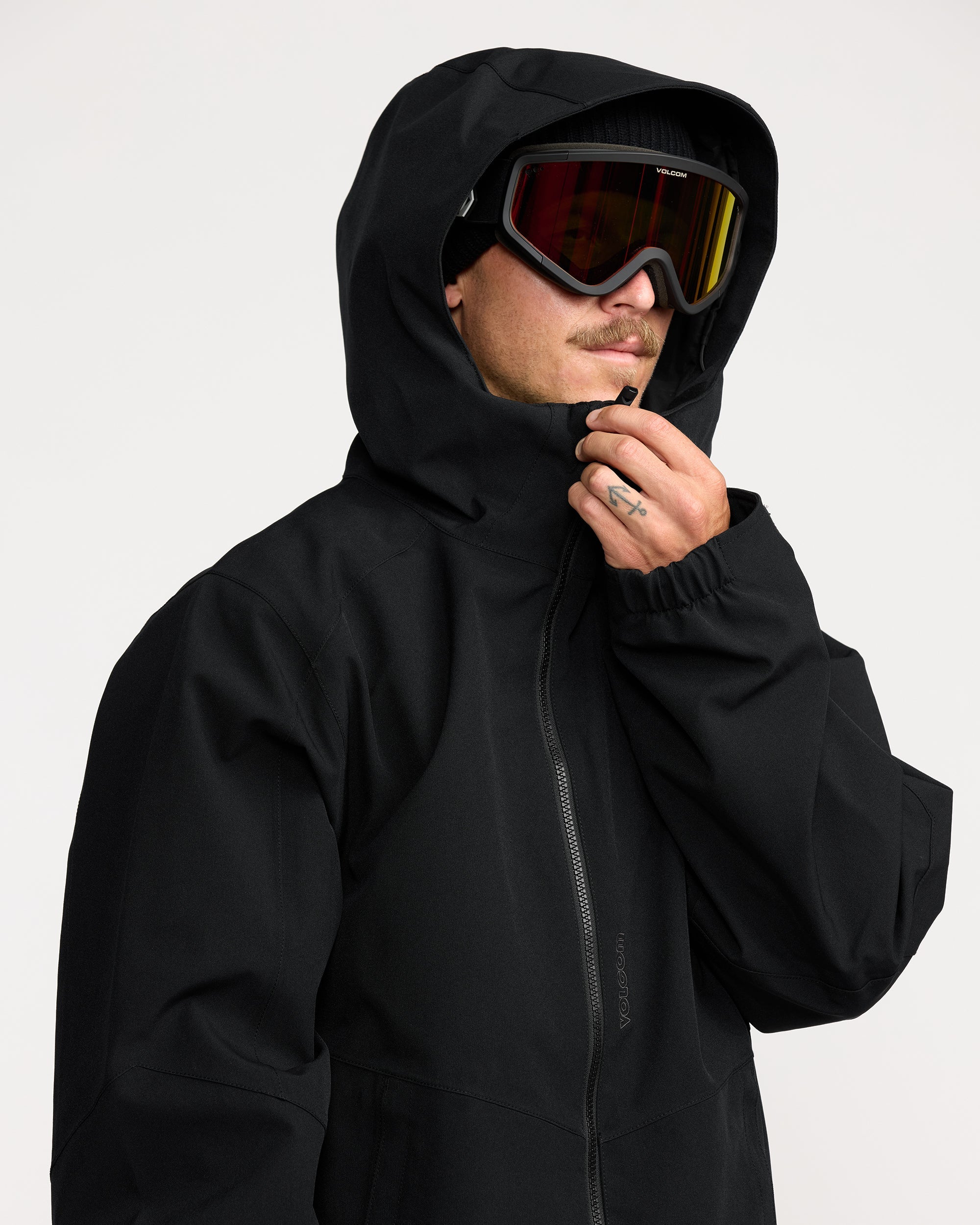 Brighton Full Zip Jacket - Black - Men - Volcom UK – Volcom United Brighton Full Zip Jacket - Black - Men - Volcom UK – Volcom United