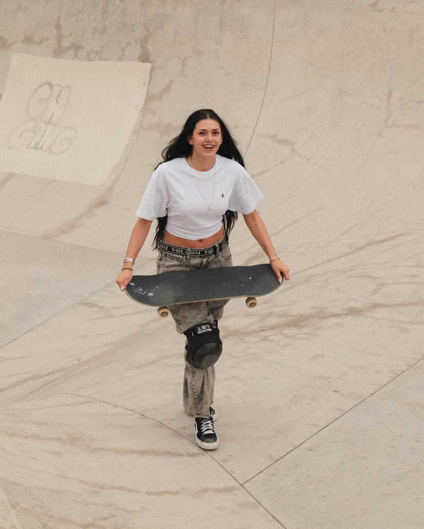 Stone Blanks Up T-Shirt - White