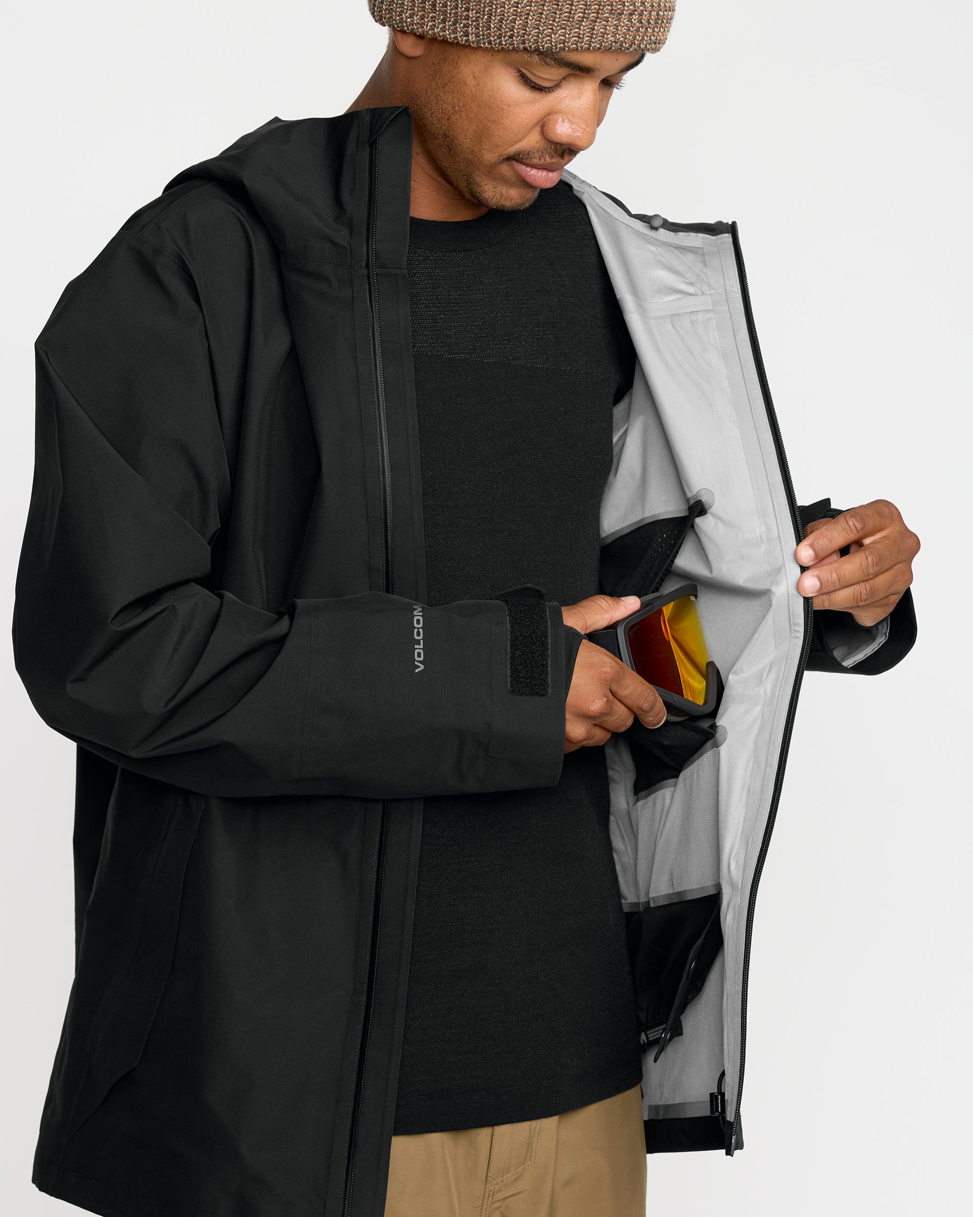 Tester 3L Gore-Tex Jacket - Black - Men - Volcom EU – Volcom