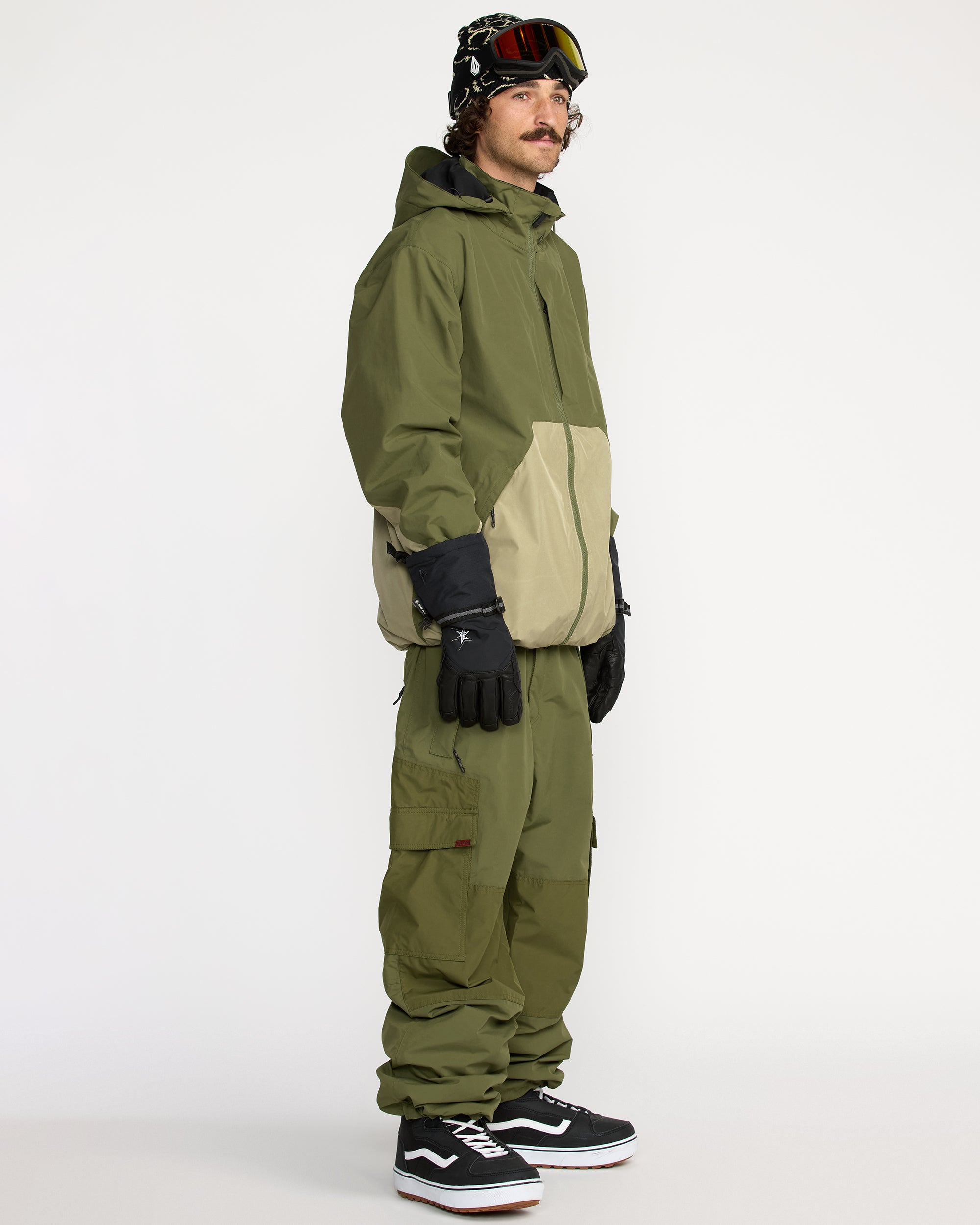 Longo Gore-Tex Jacket - Dark Olive - Men - Volcom UK – Volcom
