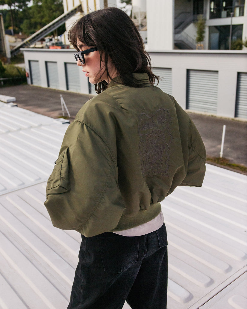 Vaderetro Bomber Jacket - Wintermoss