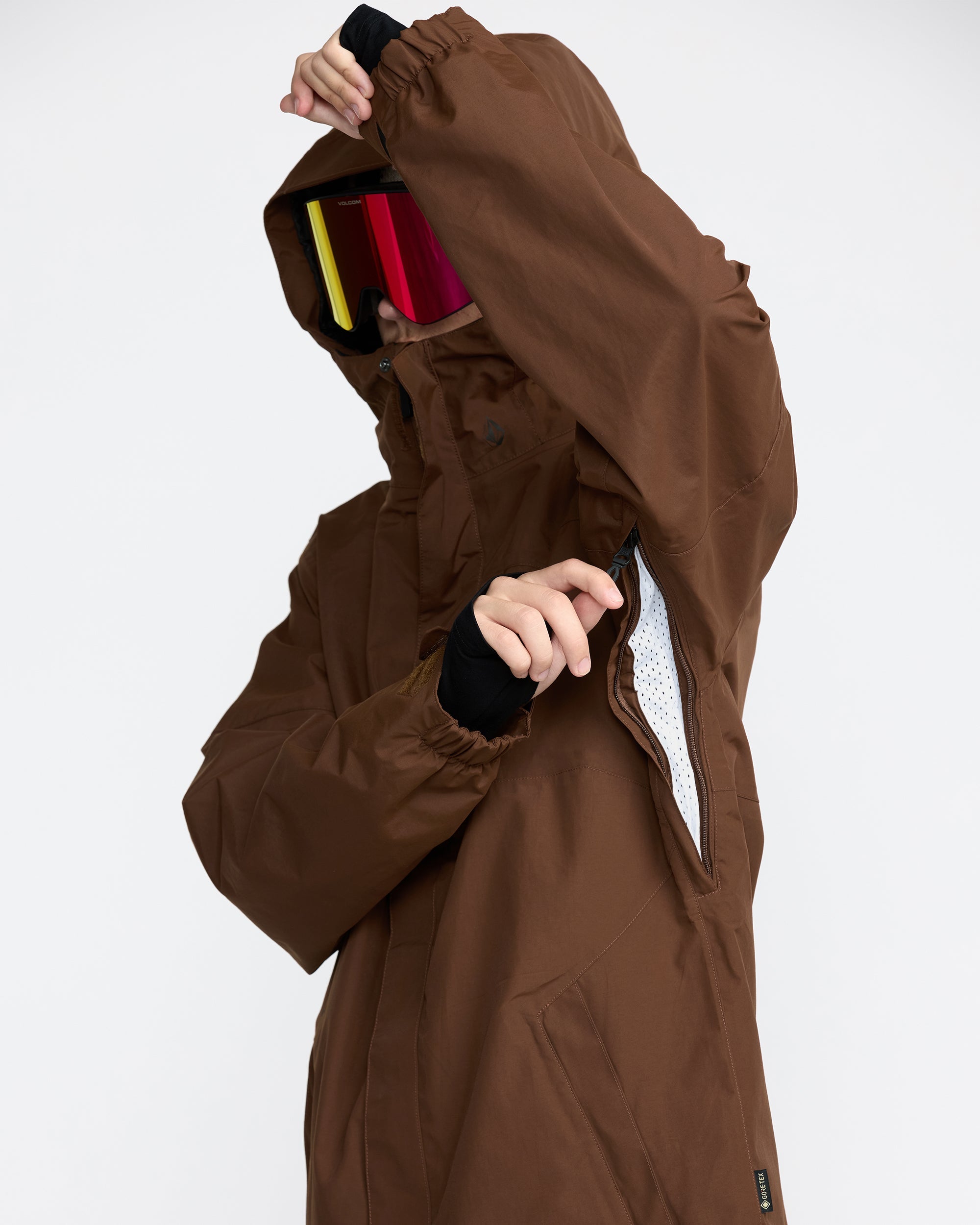 L Gore-Tex Jacket - Brown - Men - Volcom UK – Volcom United Kingdom