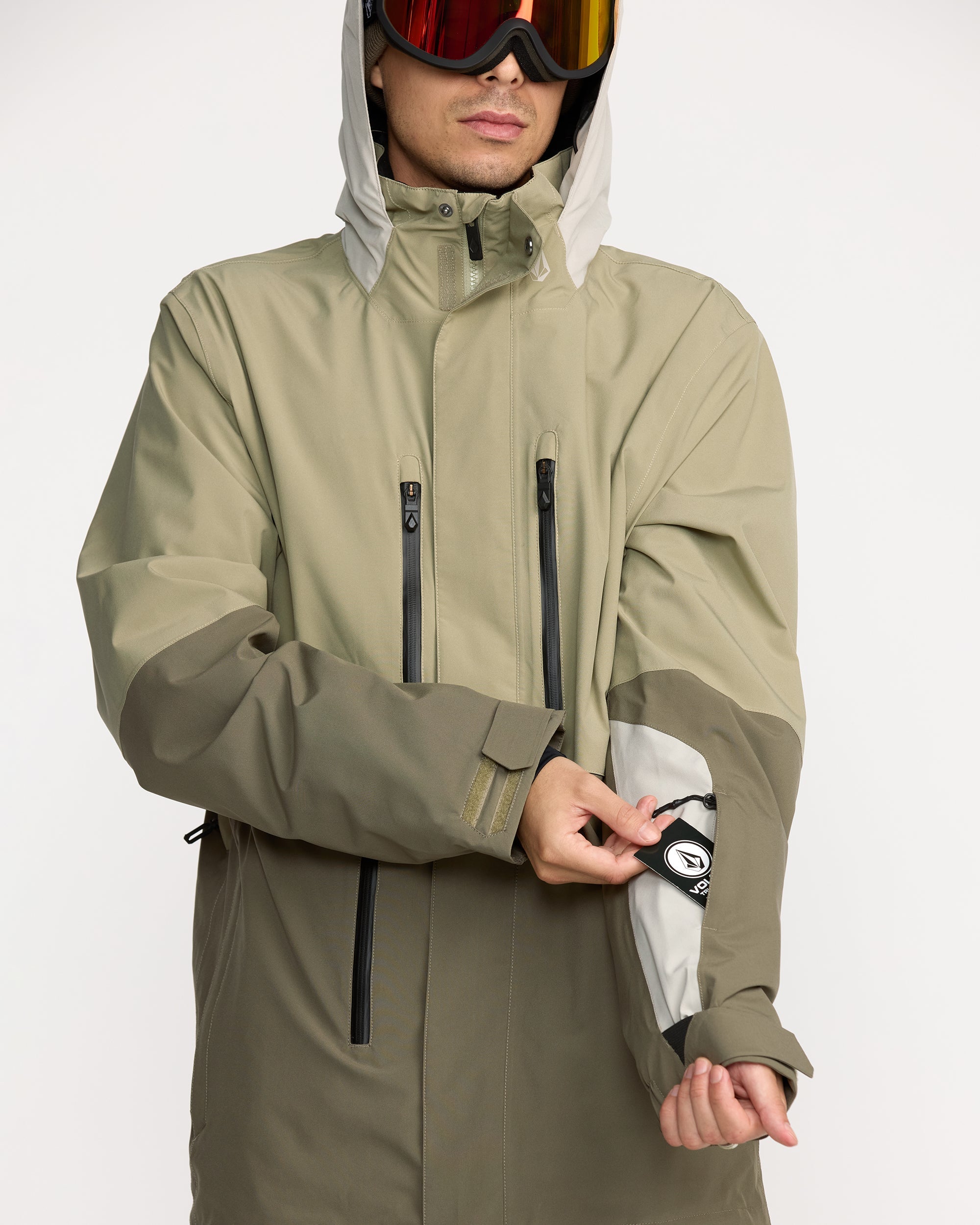 Rnge Stretch 30K Jacket - Moss Green - Men - Volcom UK – Volcom