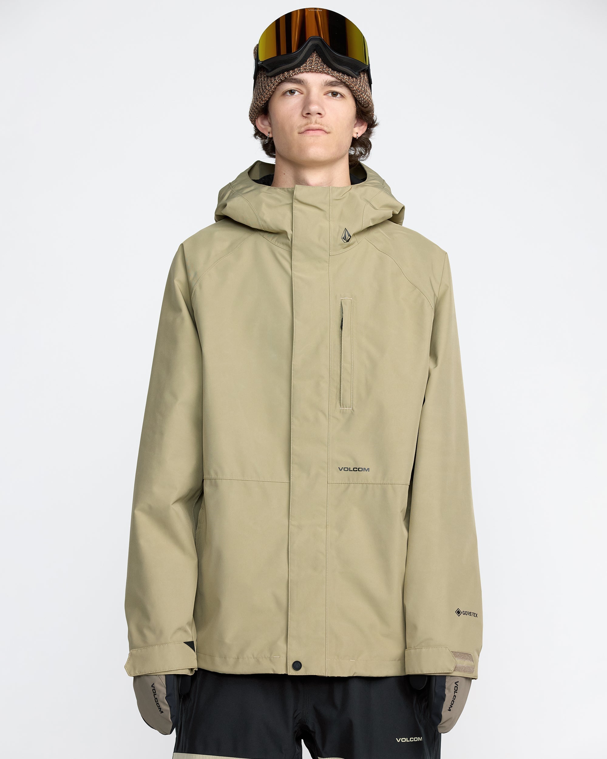 Dua Insulated Gore-Tex Jacket - Moss Green - Men - Volcom UK