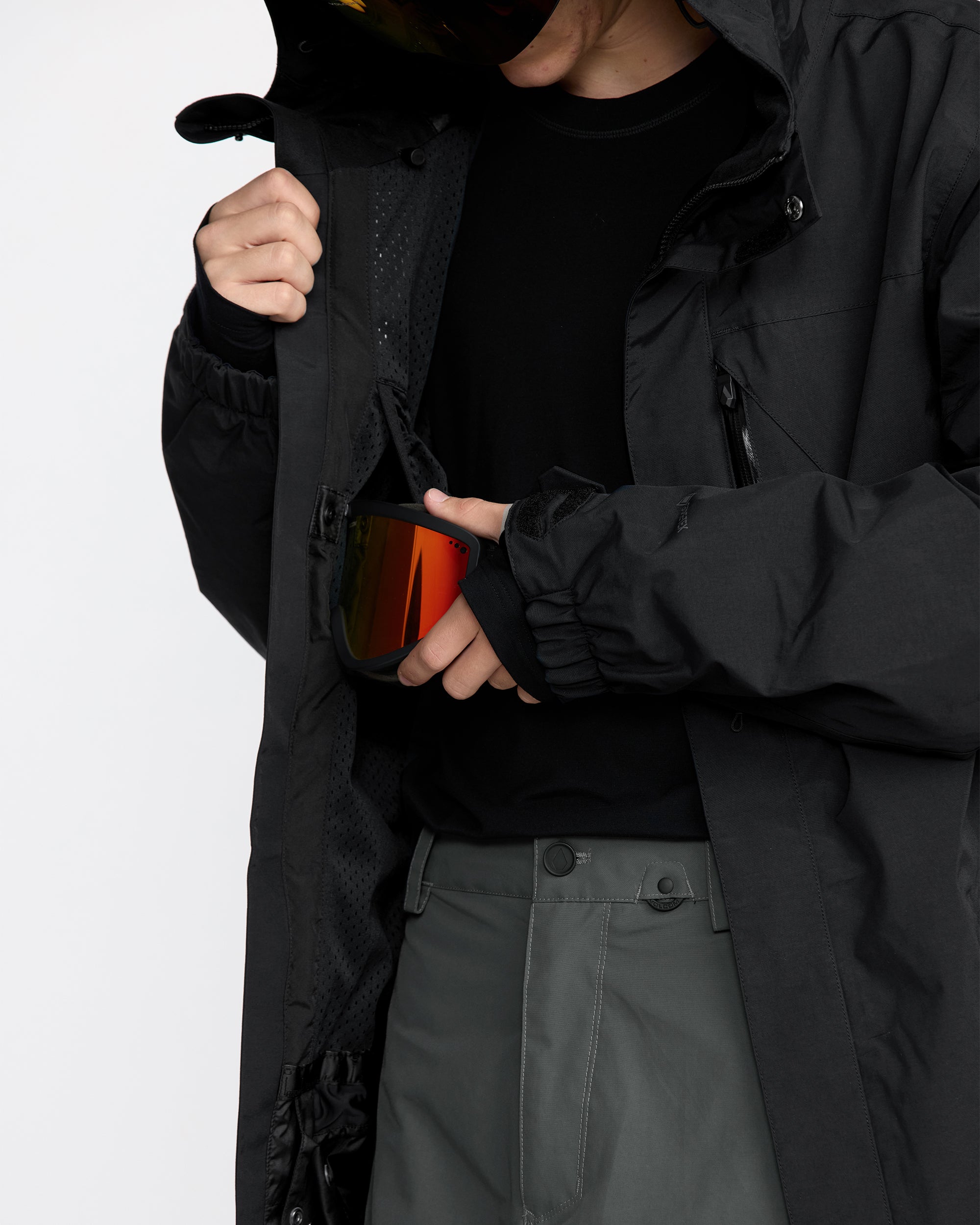 L Gore-Tex Jacket - Black - Men - Volcom UK – Volcom United Kingdom