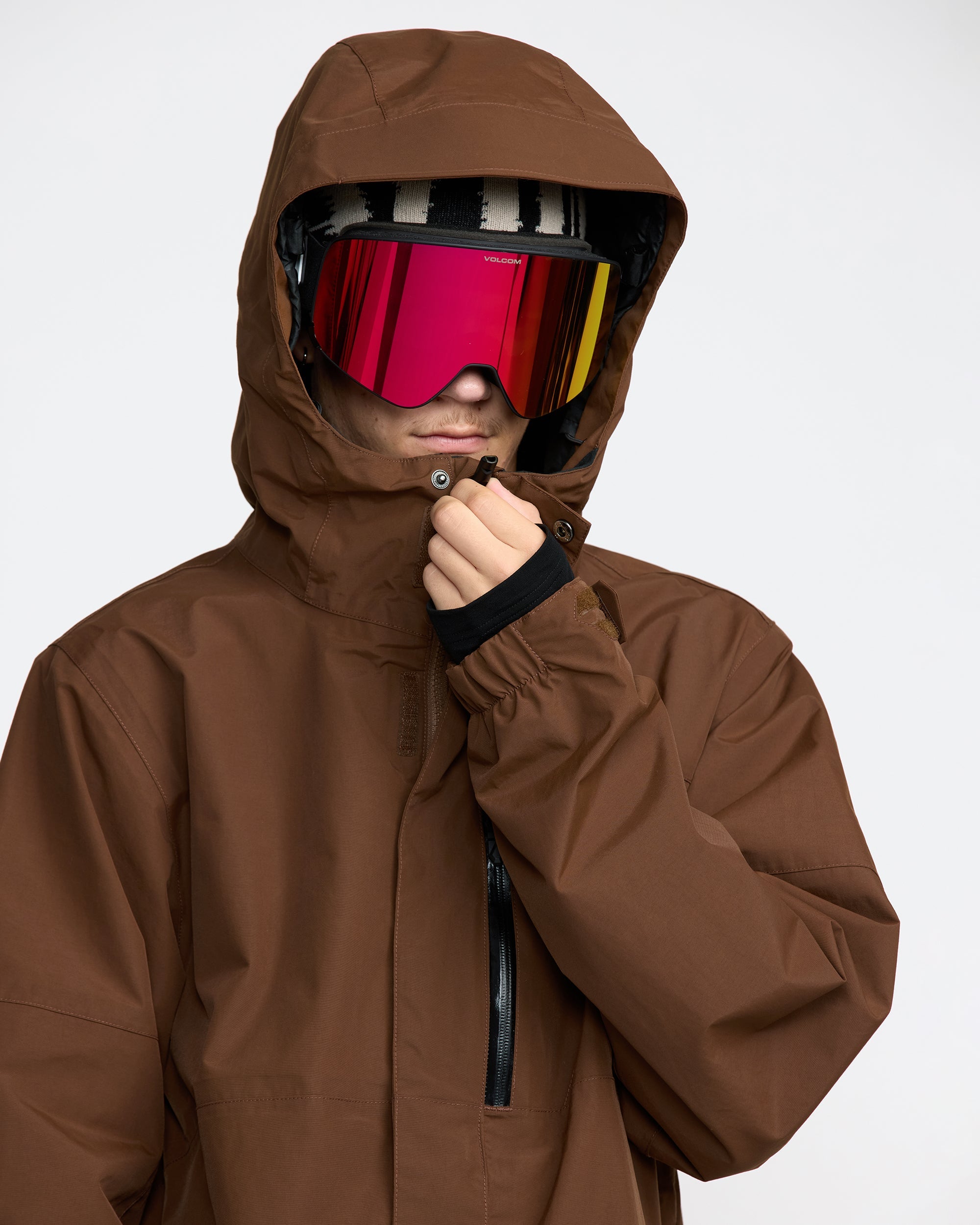 L Gore-Tex Jacket - Brown - Men - Volcom UK – Volcom United Kingdom