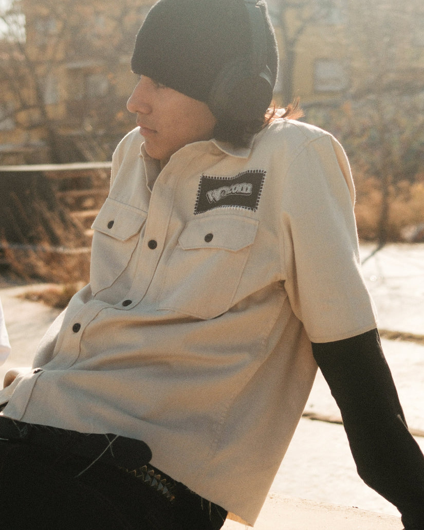 Volcom Ent Shirt - PALE KHAKI