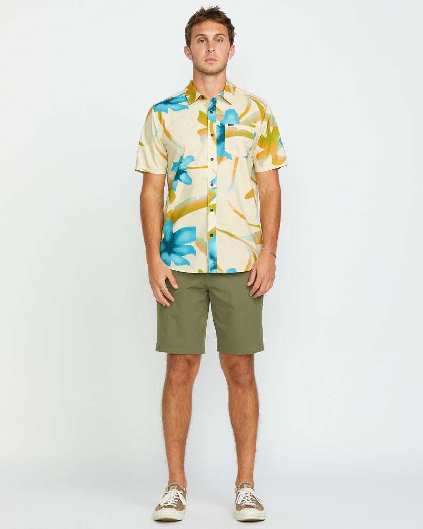 Tracers Floral Shirt - LIGHT BEIGE