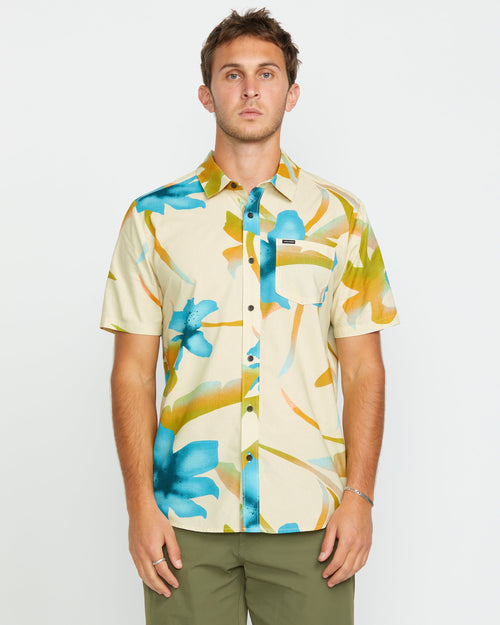 Tracers Floral Shirt - LIGHT BEIGE