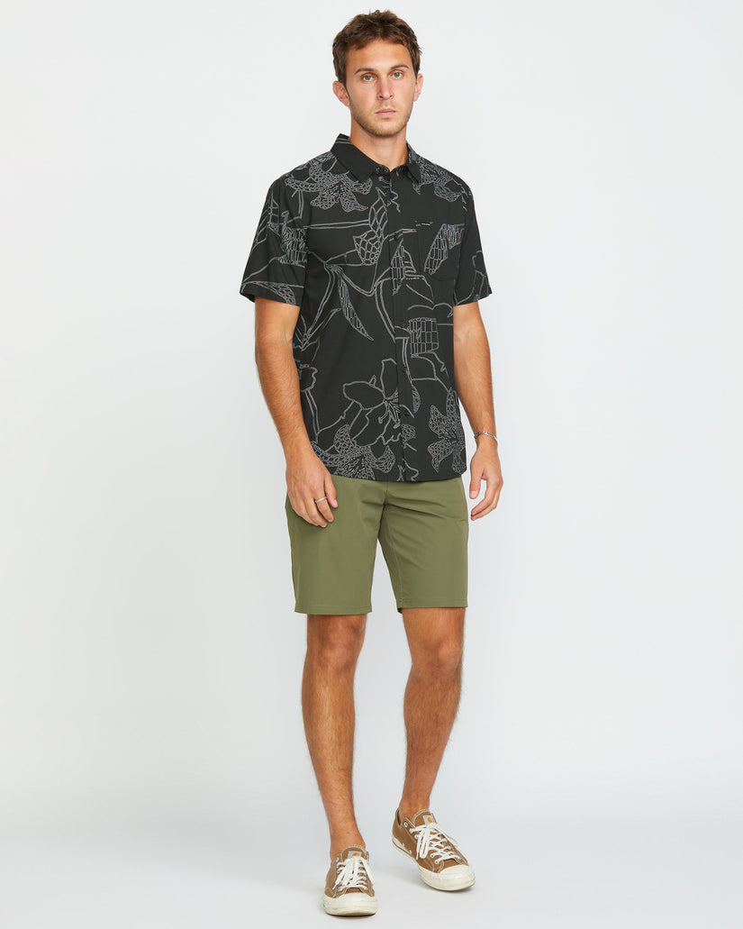 Cad Floral Shirt - STEALTH