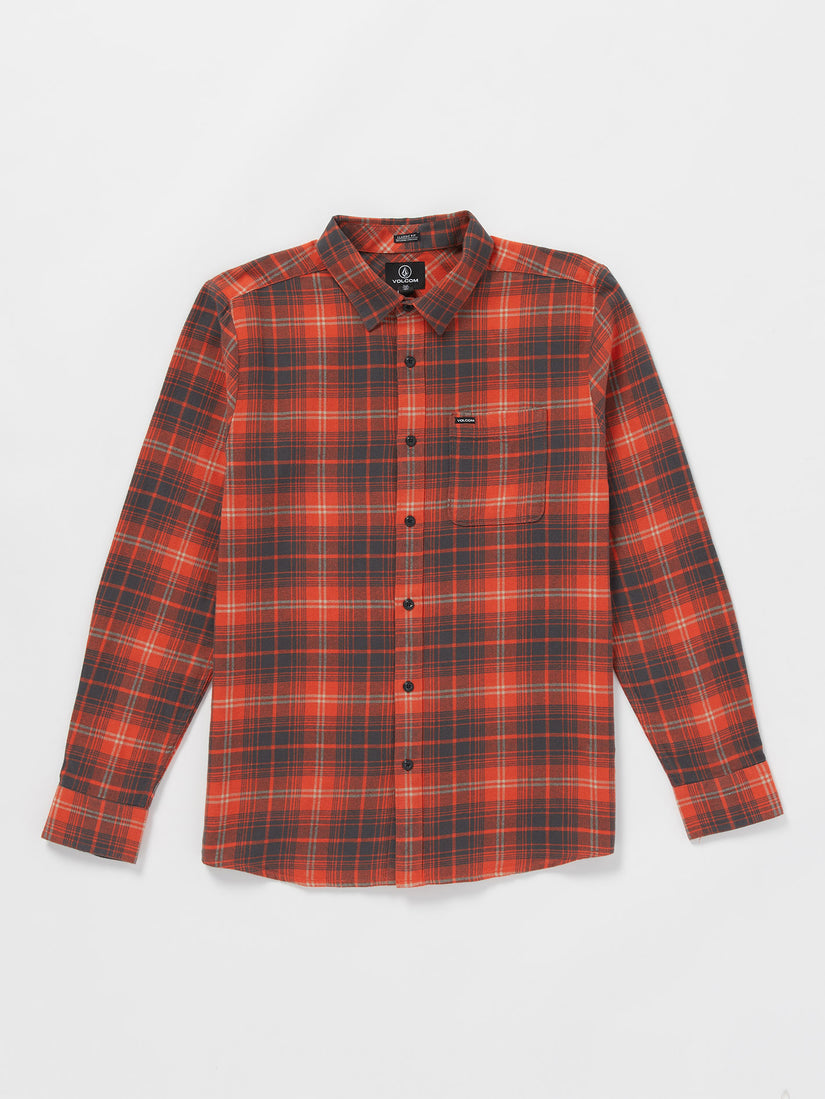 Caden Plaid Shirt - Bright Red