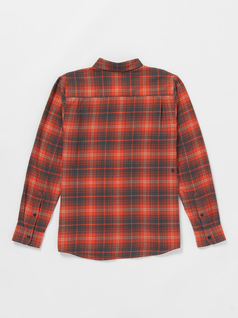 Caden Plaid Shirt - Bright Red