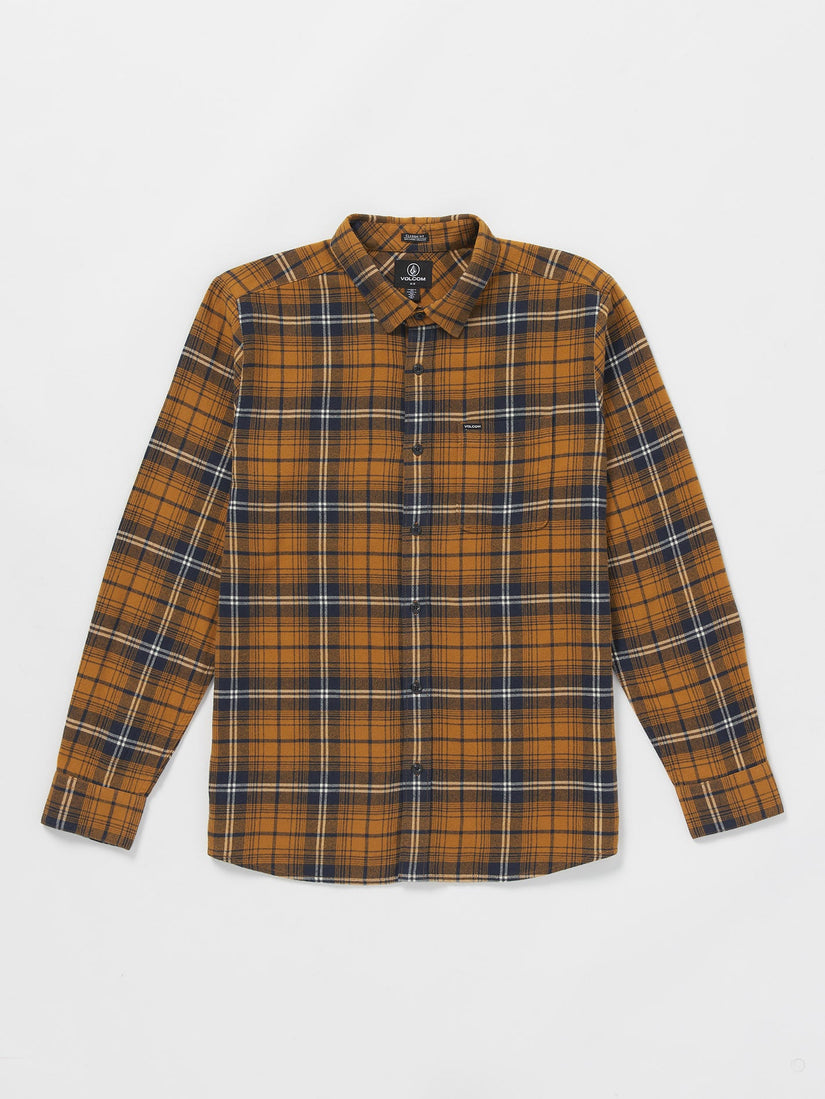 Caden Plaid Shirt - Chestnut Brown