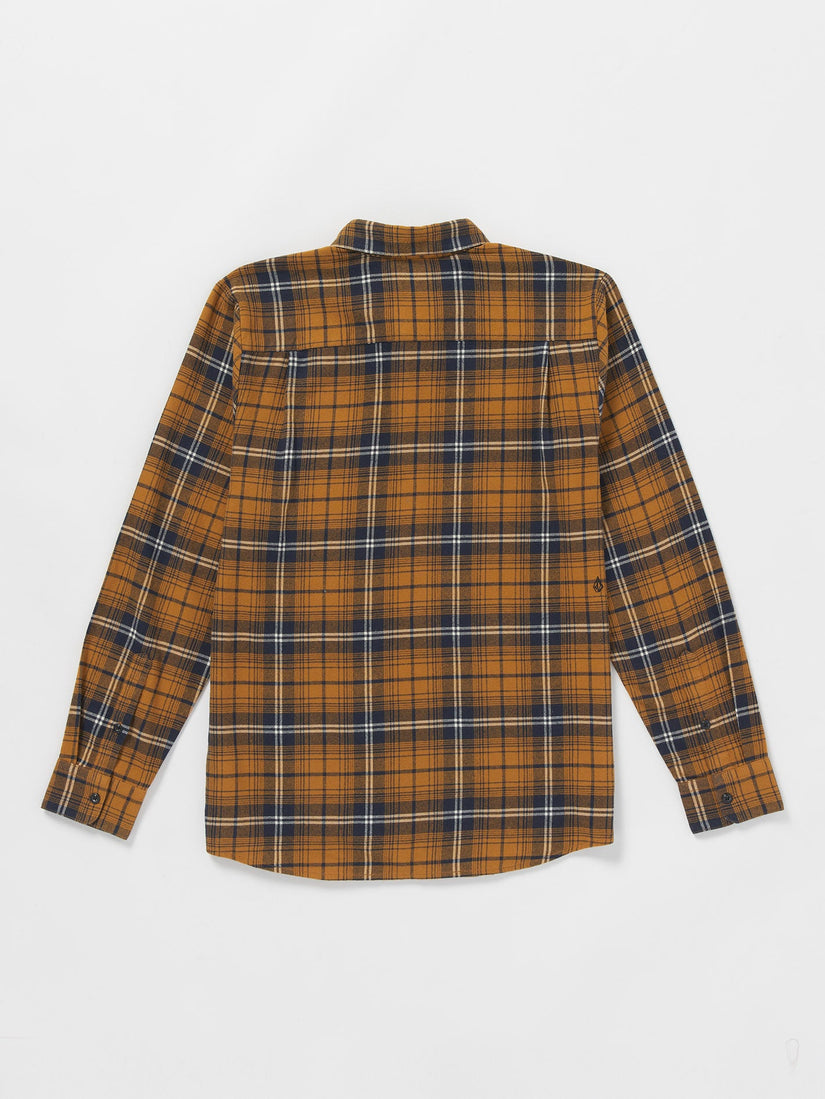 Caden Plaid Shirt - Chestnut Brown