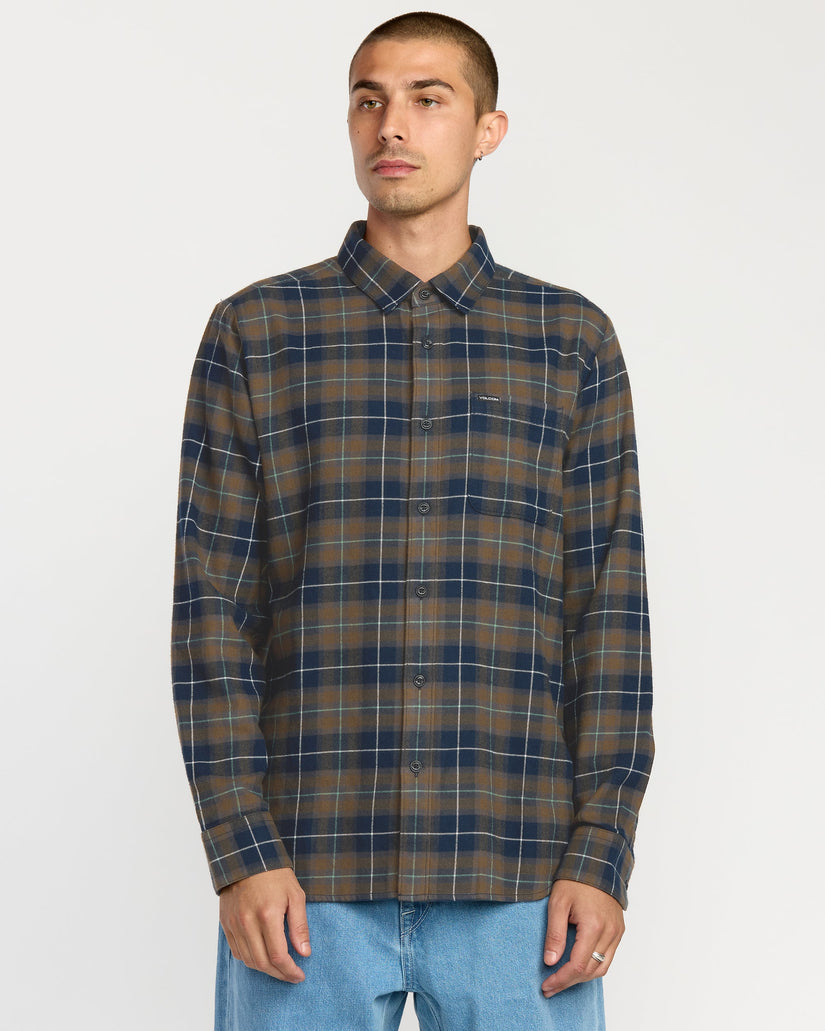 Caden Plaid Shirt - Navy