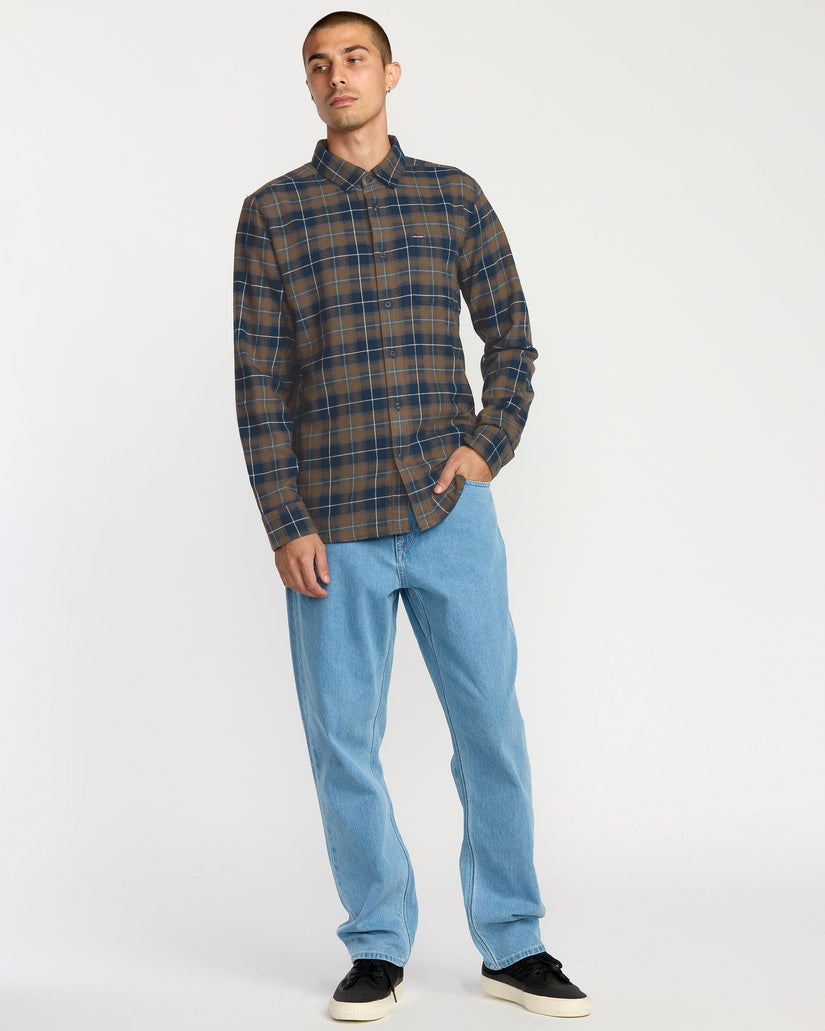 Caden Plaid Shirt - Navy