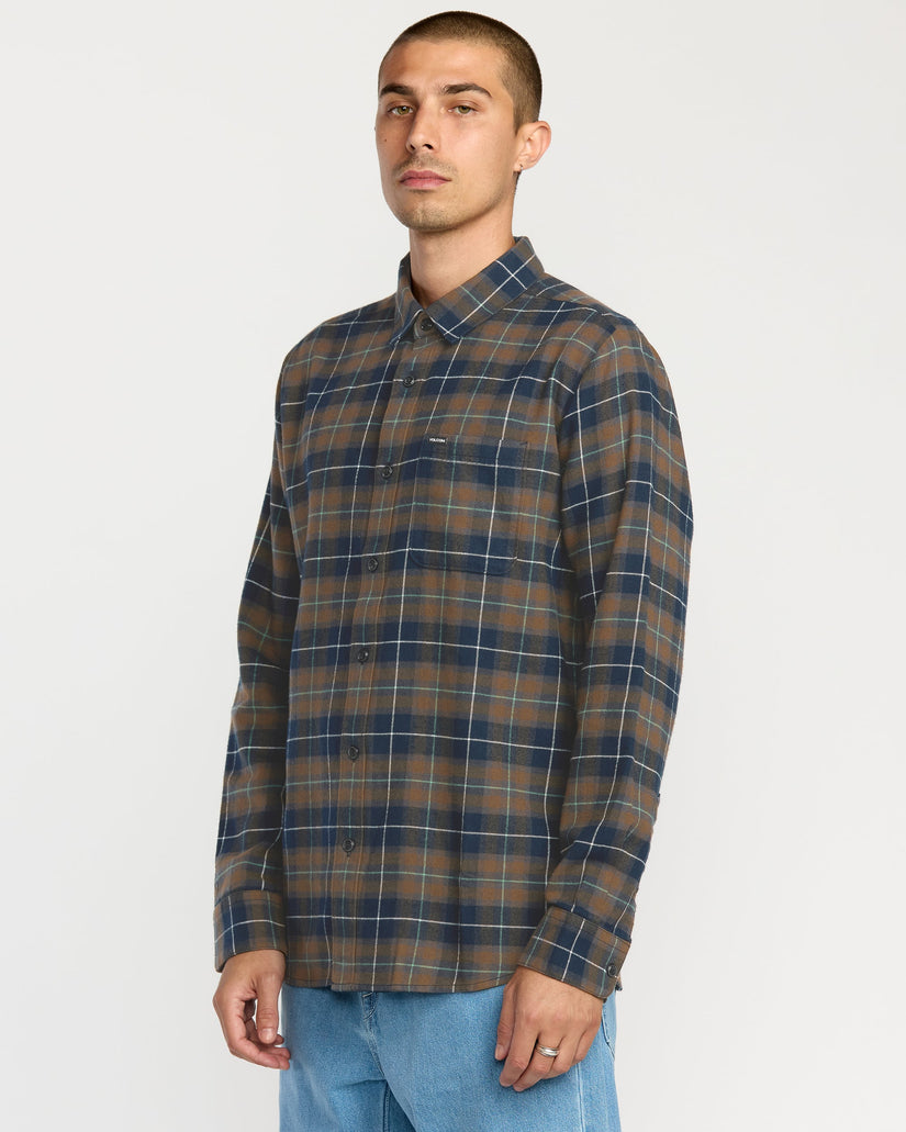 Caden Plaid Shirt - Navy