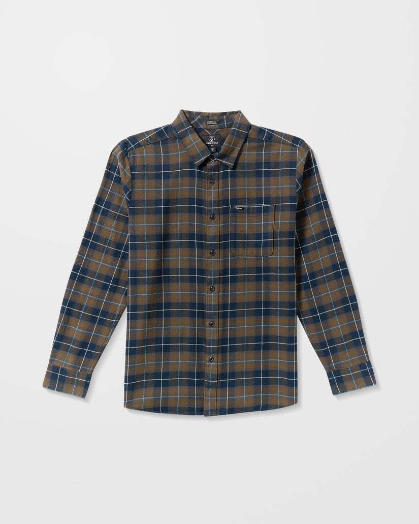 Caden Plaid Shirt - Navy