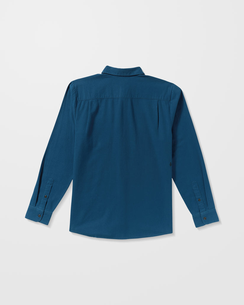 Caden Solid Shirt - Cosmic Blue