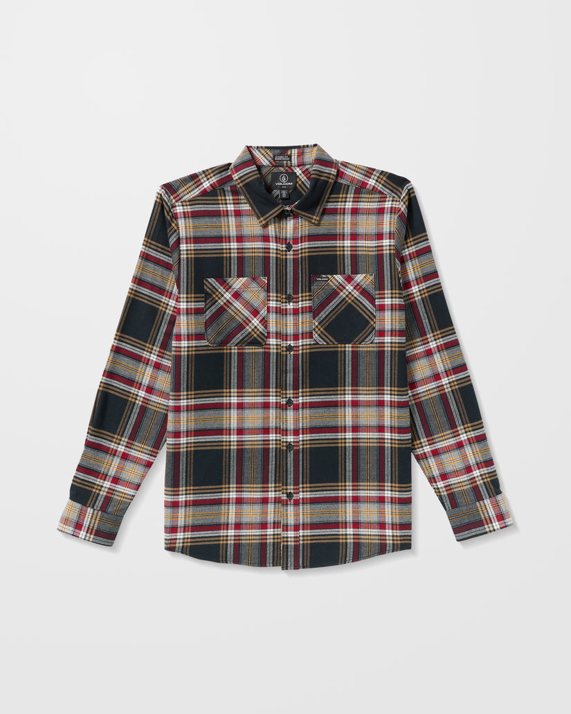 Netastone Flannel Shirt - Antique Black