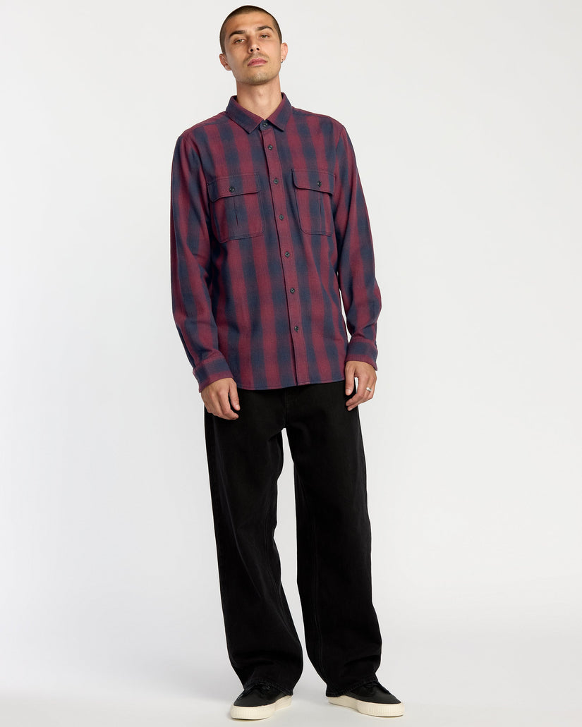 Shadowstone Flannel Shirt - Navy
