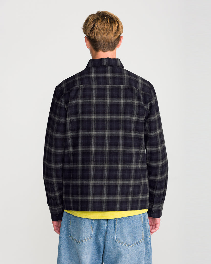 Fieldstone Zip Up Shirt - Black