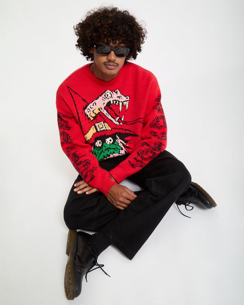 J.J. Villard Sweater - Lifeguard Red