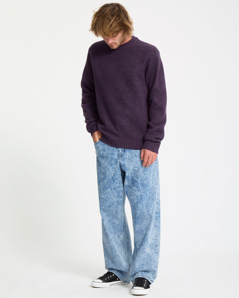 Edmonder Sweater - Dark Purple