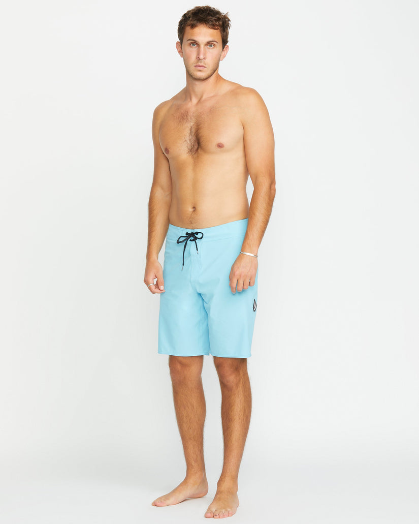 Lido Solid Mod 20" Boardshort - RESIN BLUE