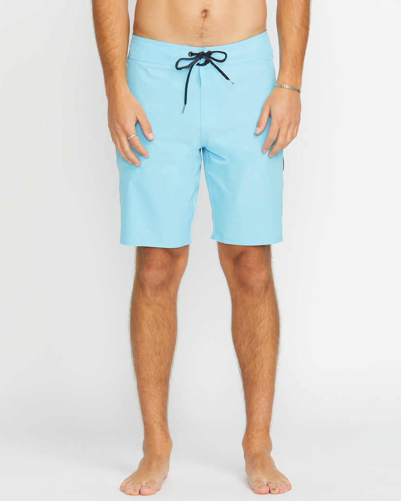 Lido Solid Mod 20" Boardshort - RESIN BLUE