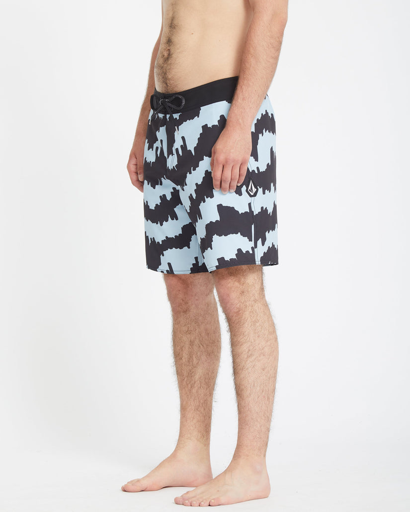 Multifarious Mod 18" Boardshort - CAROLINA BLUE