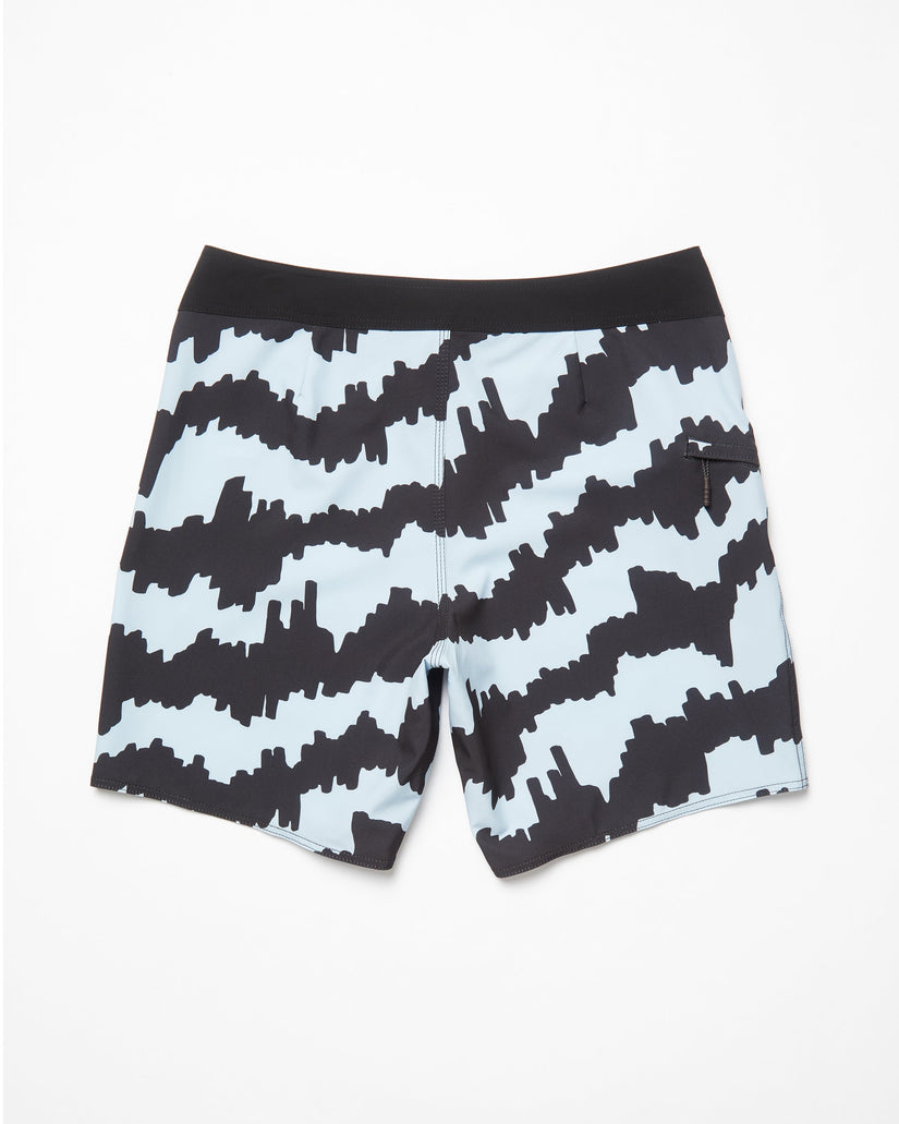 Multifarious Mod 18" Boardshort - CAROLINA BLUE