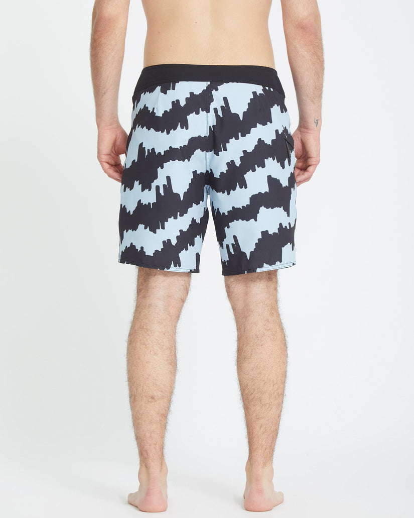 Multifarious Mod 18" Boardshort - CAROLINA BLUE