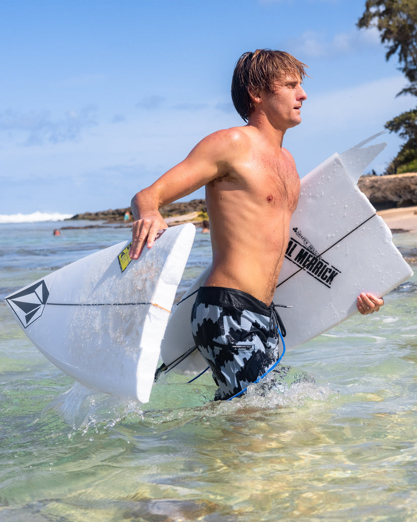 Multifarious Mod 18" Boardshort - CAROLINA BLUE