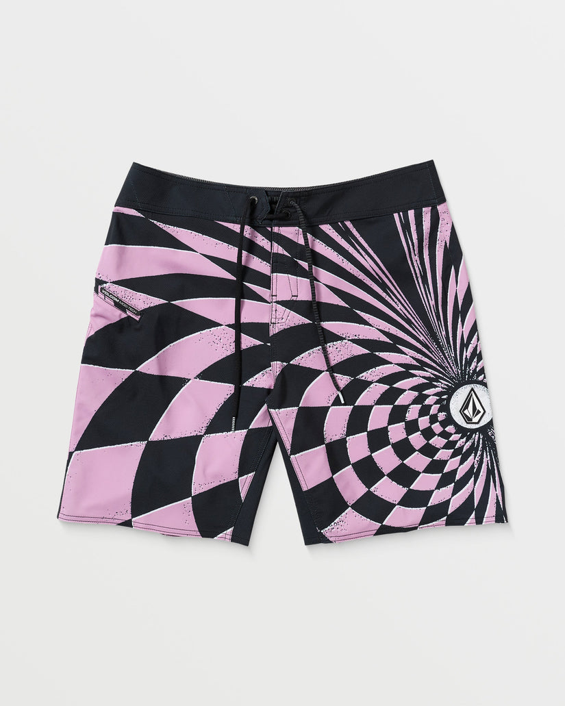 Spiral Stn Mod 20" Boardshort - STEEL PURPLE
