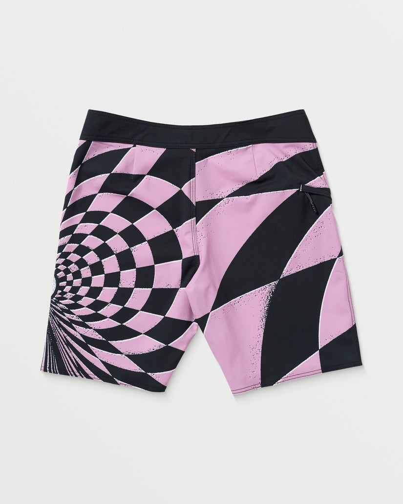 Spiral Stn Mod 20" Boardshort - STEEL PURPLE