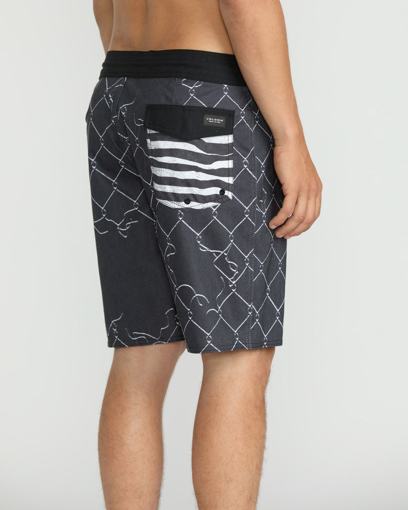 Misdormeaner Stoney 19" Boardshort - Black