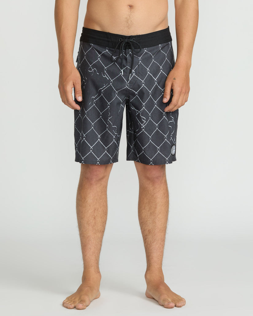 Misdormeaner Stoney 19" Boardshort - Black
