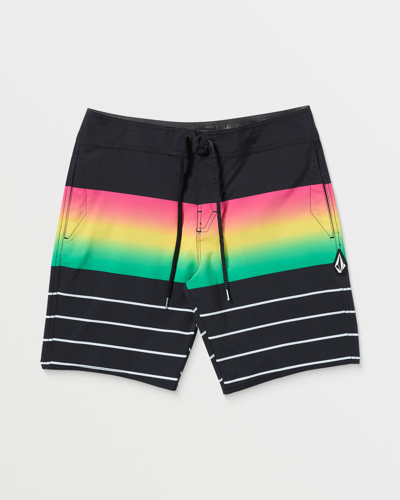 Quarta Fade Mod 19" Boardshort - NEW BLACK