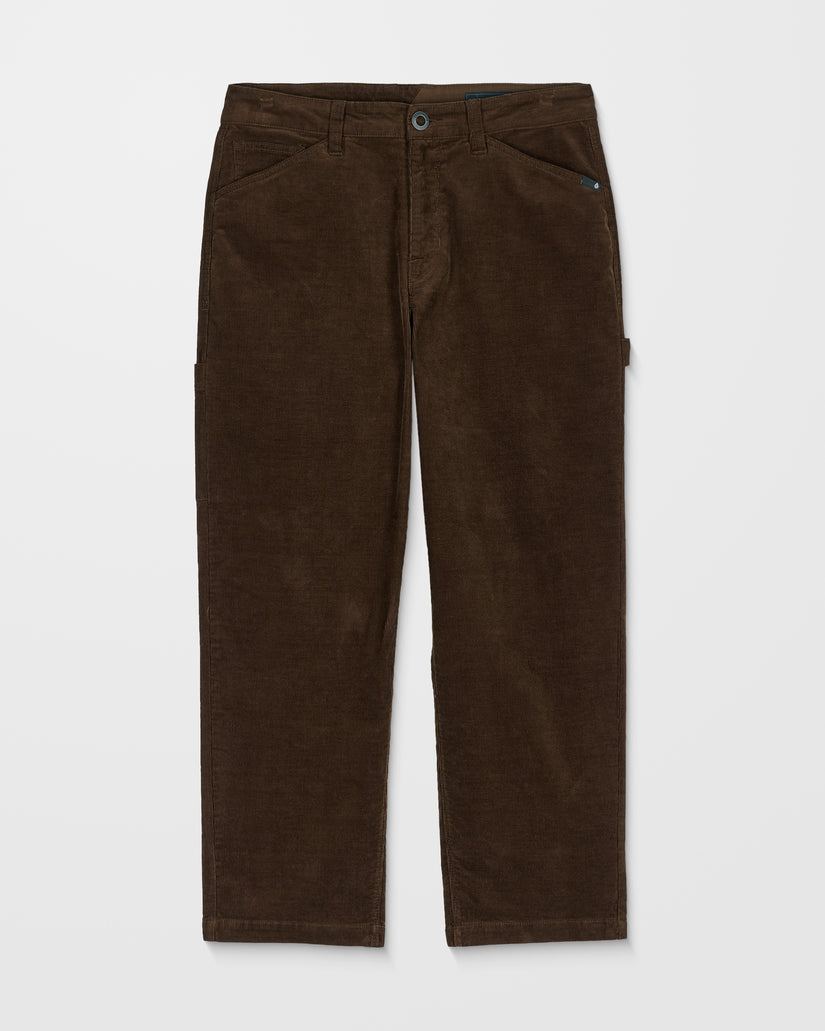 Kraftsman Corduroy Trousers - Brown Stone